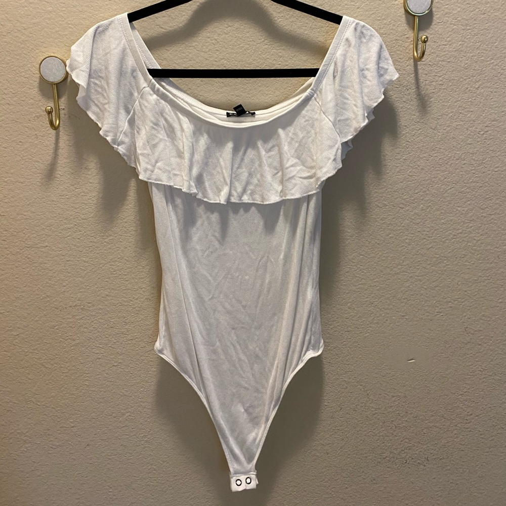 Express off the shoulder body suit